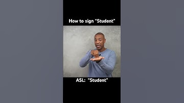 How to sign “Student” in ASL