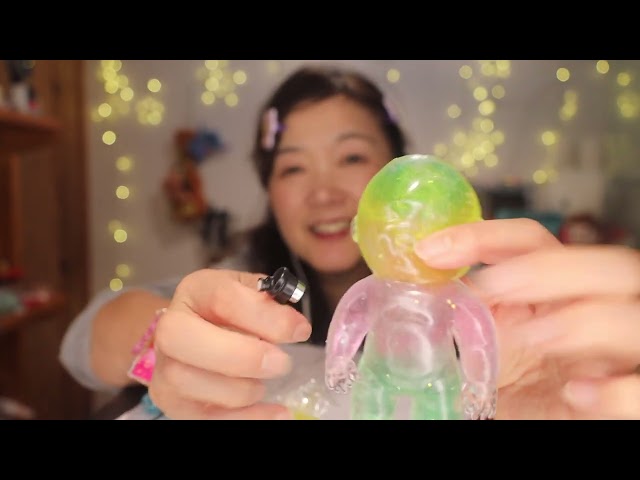 【ASMR】SUB字幕、手作りレインボーベイビースクイーズ作ってみた🌈👶