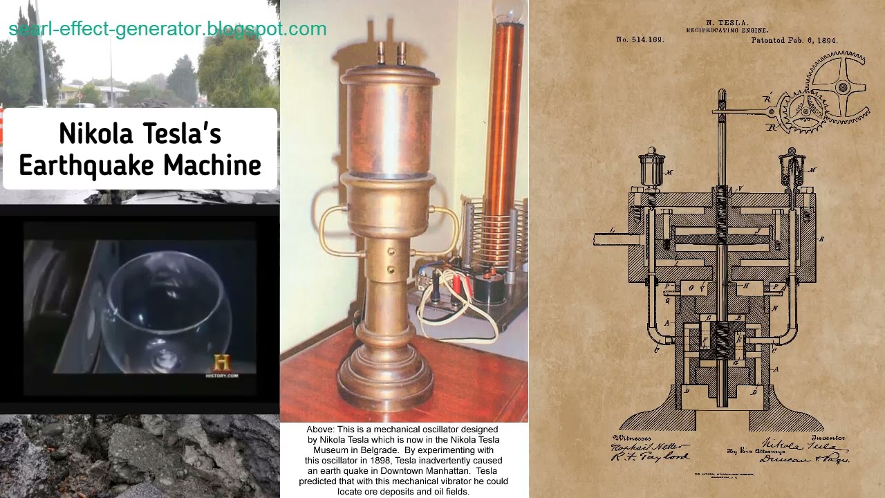 Nikola Tesla Earthquake Machine Nikola Tesla's Earthquake Machine: