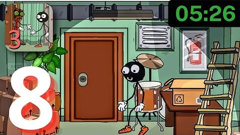 Fastest SPEEDRUN of Stickman Escape School 3 - Gameplay Walkthrough ( iOS , Android ) | Part 08