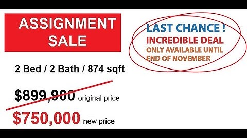 BURQUITLAM ASSIGNMENT 2 BED 2 BATH WALK THROUGH VIDEO