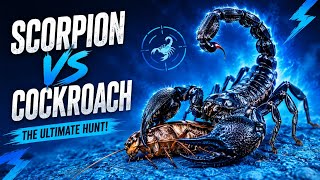 🦂 Scorpion vs Cockroach | The Ultimate Predator Hunt in Action!