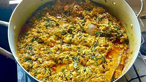Extremely delicious egusi soup recipe ever| Nigerian egusi soup ( with lumps).