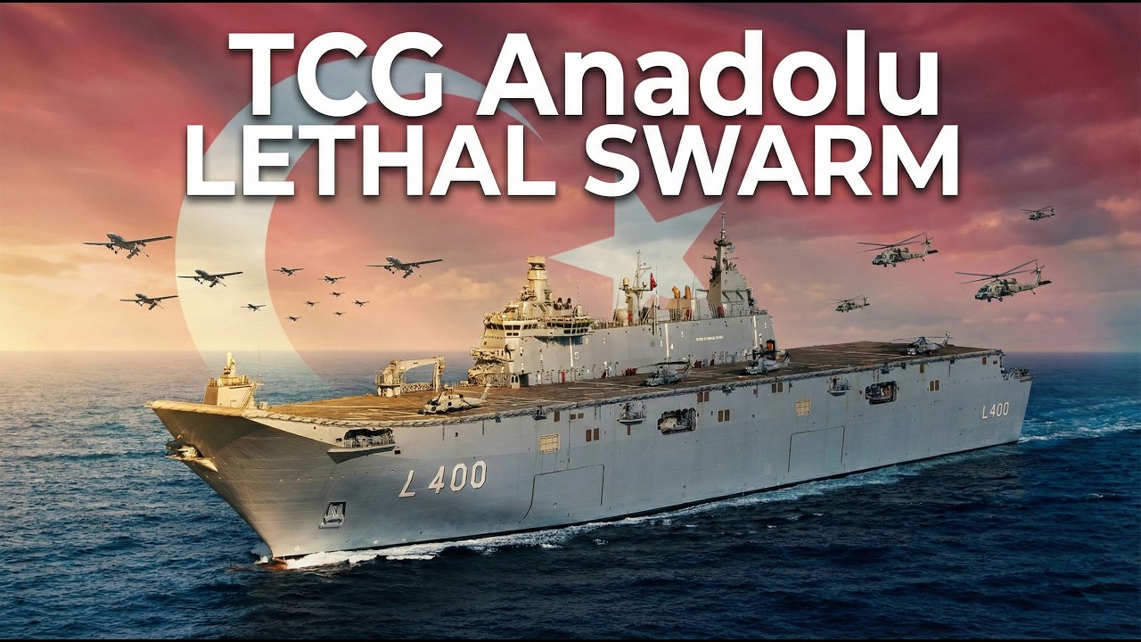 The End of Super Carriers? Inside TCG Anadolu & The Future of Drone Swarms.