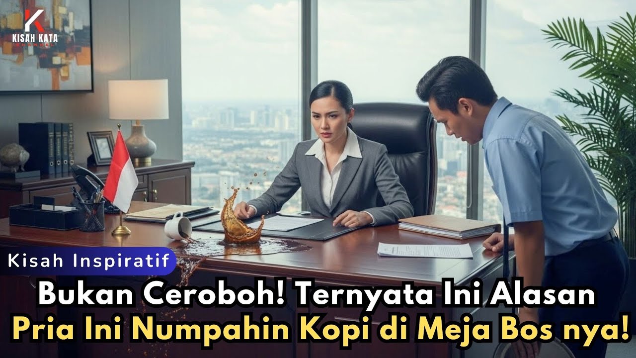 Detik-Detik Dokumen Miliaran Hancur Kena Kopi, CEO Syok Saat Tahu Alasan OB Gemetar!