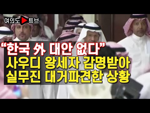 [여의도튜브] “한국 外 대안 없다” 사우디 왕세자 감명받아 실무진 대거파견한 상황
