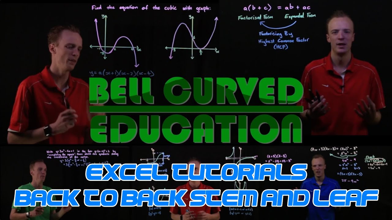Excel Tutorials Back To Back Stem And Leaf Plots YouTube Excel Tutorials Back To Back Stem And Leaf Plots YouTube