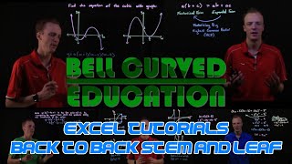 Excel Tutorials: Back to Back Stem and Leaf Plots
