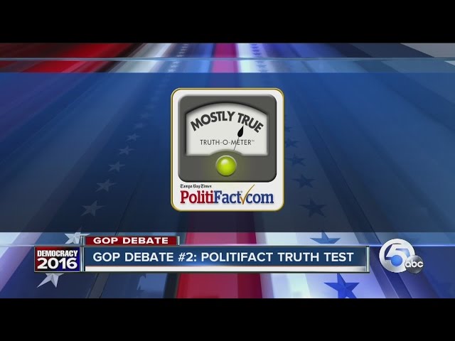 Republican candidates rated in exclusive 'Truth-O-Meter test for accuracy' class=