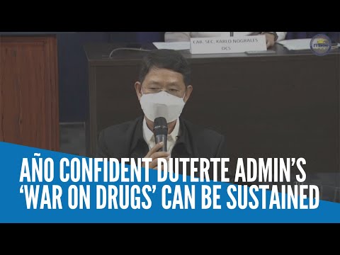 Año confident Duterte admin’s ‘war on drugs’ can be sustained