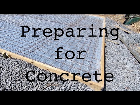 Preparing a Concrete Slab #pouringconcrete #preparingforconcrete