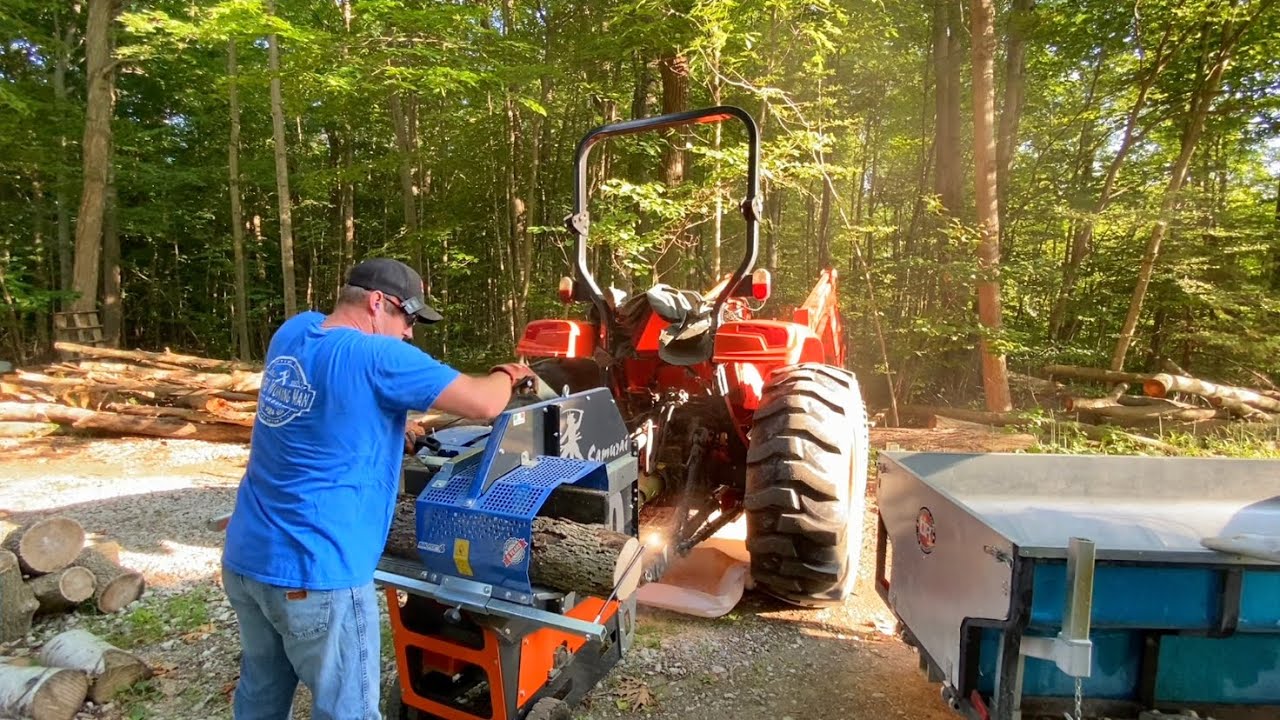 Fast Ash Firewood! Balfour Samurai 700 Buzz Saw #64 - YouTube