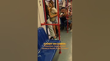 🔴Pickpockets targeting Asian Tourists in Rome