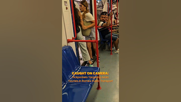 🔴Pickpockets targeting Asian Tourists in Rome's Public Transport! A Must-Watch for Travelers! #Trend