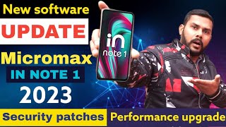 Micromax in note 1 new software update । Micromax software update । security patches 🔥 screenshot 3