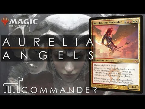 COMMANDER | Aurelia the Warleader - Angel Tribal | DECK TECH + GAMEPLAY | EDH MtG