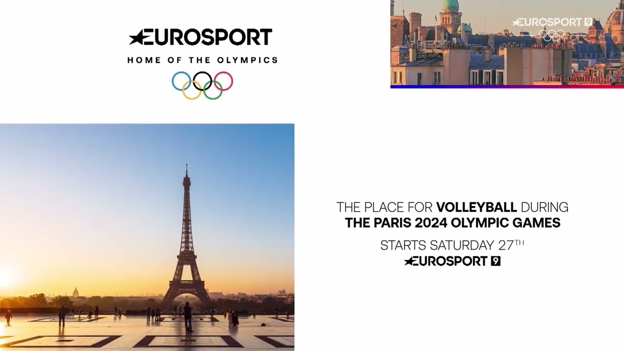 Eurosport 9 - Paris 2024 loop before Opening Ceremony