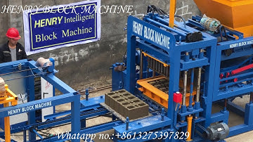 QT4-20 fully automatic hydraulic block machine testing for strong 6 inch concrete block to Ghana