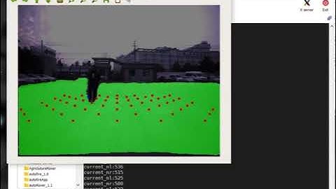 Visual obstacle avoidance and GPS navigation path planning