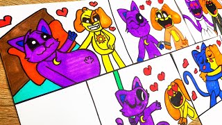 Drawing CatNap and DogDay Love Story | Poppy Playtime Chapter 3 | Part 2