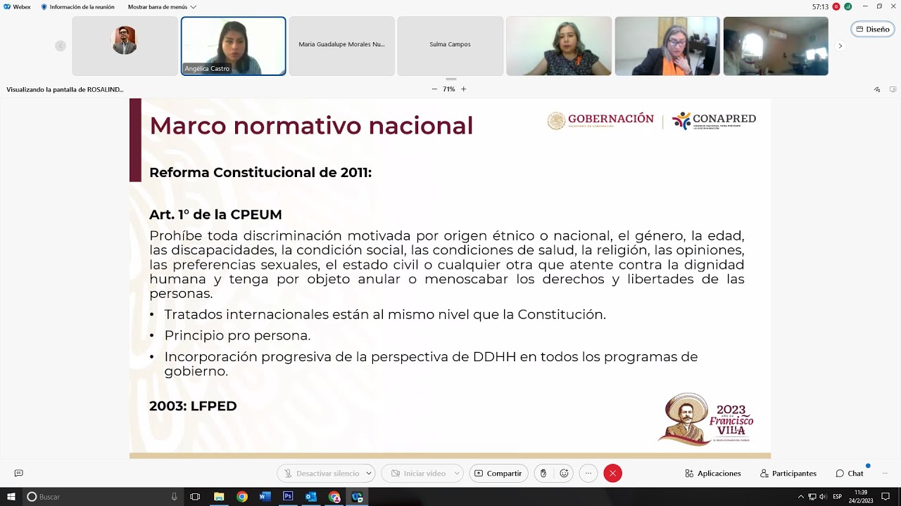 05. Conferencia Virtual Prácticas de Igualdad y No Discriminación, 24 de febrero
