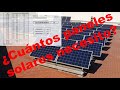 CALCULAR fácilmente la CANTIDAD de PANELES SOLARES (fotovoltaicos) para tu hogar o negocio