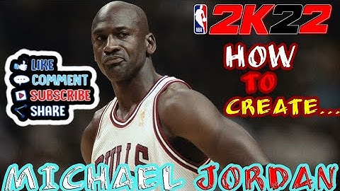 NEW NBA 2K22* Best Michael Jordan face creation Tutorial EVER!