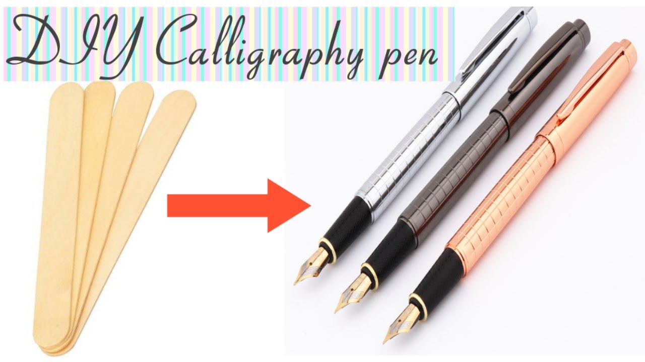 how-to-make-calligraphy-pen-at-home-diy-calligraphy-pen-how-to-use-calligraphy-pen