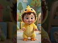 Duck costume singing cute #cocomelon #shorts