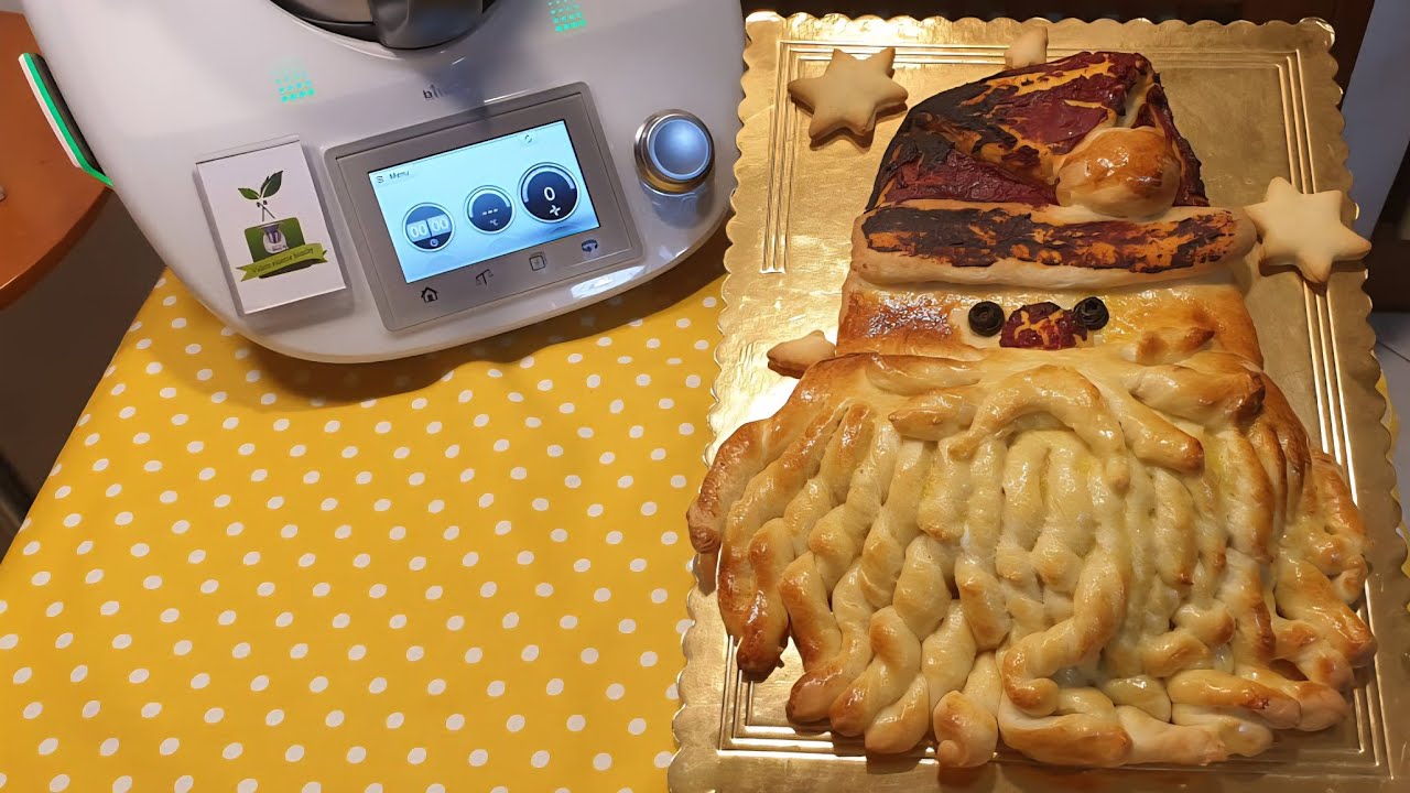 Babbo Natale di pan brioche per bimby TM6 TM5 TM31 TM21 YouTube
