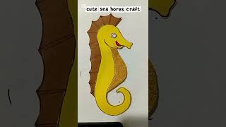Cute Sea Horse Craft 🐠 | Easy Paper Craft for Kids