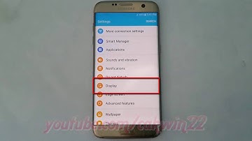 Samsung Galaxy S7 Edge : How to Enable or disable Icon Backgrounds (Android Marshmallow)
