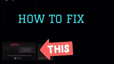 HOW TO FIX ENDLESS CONNECTING LOBBY ON MW2