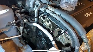 2005 Chevy Aveo 1.6L E-Tech II timing belt and water pump replacement part 2