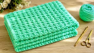 New!🩷 A Blanket in 1 Day! You've Never Seen Such an Easy and Beautiful Crochet Pattern