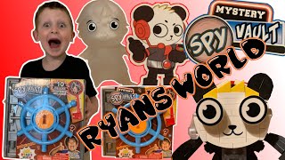 RYAN'S WORLD TOYS - WE GOT THE MYSTERY SPY VAULT! INVISIBLE RYAN SQUISHY! (Toy Unboxing Vlog!)