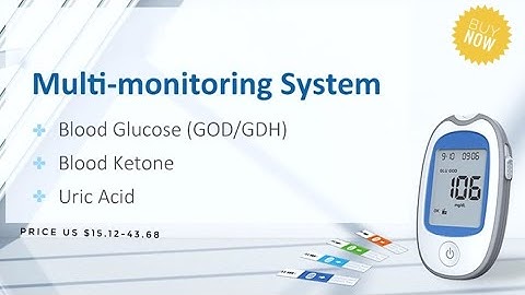 Meter Blood Ketone Uric Acid Blood Glucose Monitor