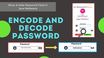 JAVA- How To Show And Hide Password In Java Using Netebans | encode & decode password Field | IGTech