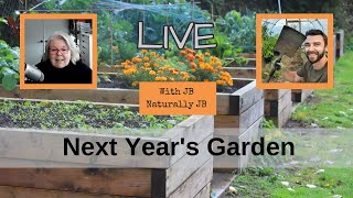 Next Years Garden
A live chat about next years garden. Our guest today is JB from Naturally JB. All are welcome and encouraged to participate! Next Years Garden