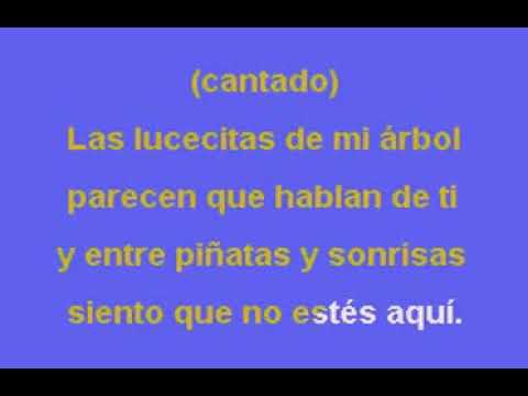 Navidad sin ti - Marco Antonio Solís (Karaoke) - YouTube