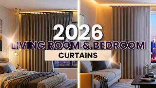 200 Living Room Curtain Ideas 2026 | Latest Curtain Design Trends for Every Style