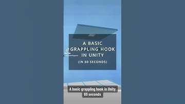 Grappling hooks in Unity 3D 🪝 #gamedesign #gamedev #howto #indiegames #unity3d