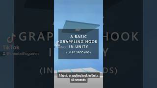 Grappling hooks in Unity 3D 🪝 #gamedesign #gamedev #howto #indiegames #unity3d