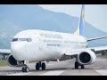 {Full HD} *RARE* Ukraine International Airlines Boeing 737-900ER Close-Up Landing at Tivat Airport