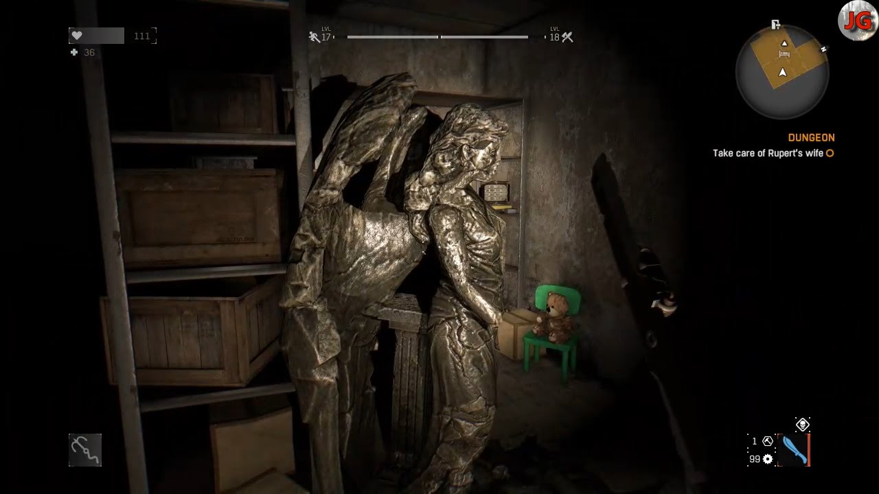 Dying Light Take care of Rupert's wife (Dungeon) Gameplay Walkthrough