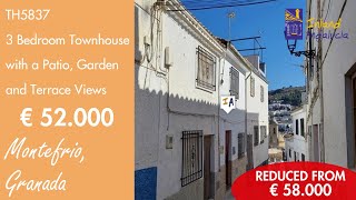 Just 52K, 3 Bed Townhouse + Patio, Garden Terrace Property for sale in Spain inland Andalucia TH5837