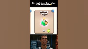 R.I.P Training Potion (2017-2025) 🥹 Clash Of Clans #coc #cocshorts #clashofclans #shorts