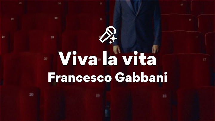 Francesco Gabbani, Viva la vita - Sanremo 2025 (Testo/Lyrics)