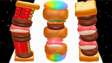 Sandwich Runner - Gameplay Walkthrough All Levels Android Ios