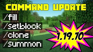 1.19.70 fill command changed? : r/MinecraftCommands